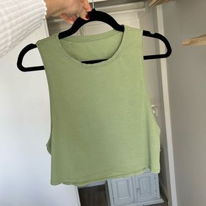 Lululemon Crop Muscle Tank